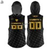 Premium 2026 Custom 7v7 Football Hoodie with moisture-wicking fleece, sleeveless performance cut, and high-definition sublimation for elite team branding.