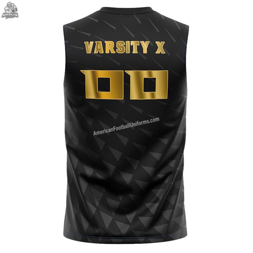 Modern 2026 hooded 7v7 football jersey with integrated lightweight hood, flatlock stitching, and custom digital camo sublimation patterns.