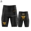 2026 Custom 7v7 football compression shorts with 4-way stretch fabric, flatlock seams, and sublimated team logos for professional-grade performance.