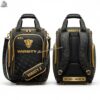 2026 MimiSports custom American football backpack featuring a ventilated shoe compartment, dedicated helmet attachment, and heavy-duty water-resistant ripstop fabric with sublimated team logos.