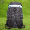 Youth size custom football backpack featuring an ergonomic design, moisture-resistant lining, and vibrant team color branding.
