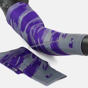 American Football Uniforms custom arm sleeves featuring high-tension compression fabric and flat-lock reinforced stitching.