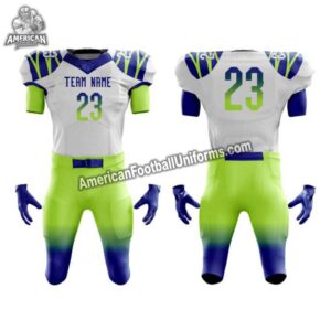 AmericanFootballUniforms Gridiron Pro-Series custom uniform featuring high-impact protective zones and moisture-wicking fabric.