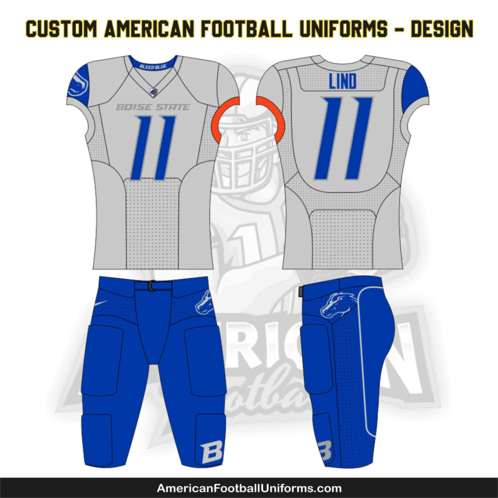 Trending American Football Uniforms Pakistan custom design-001 featuring elite craftsmanship, heavy-duty spandex side panels, and professional sublimation.