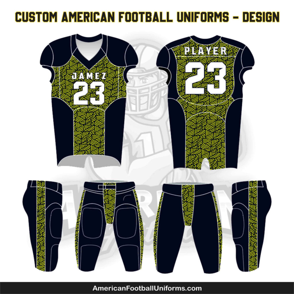 Trending American Football Uniforms NFL style supplier showcasing pro-level jerseys with tackle twill numbering, elite compression panels, and reinforced stitching.