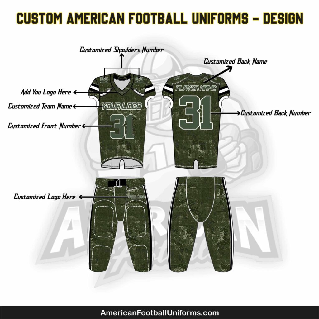Trending American Football Uniforms Nike style supplier featuring elite vapor-cut jerseys, free professional design services, and exclusive discounts for coaches.