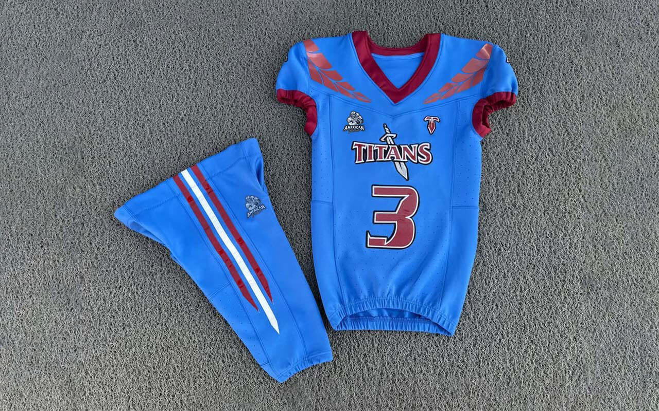 Trending American Football Uniforms featuring custom sublimation football uniforms without integrated pads, optimized for lightweight agility and maximum breathability.