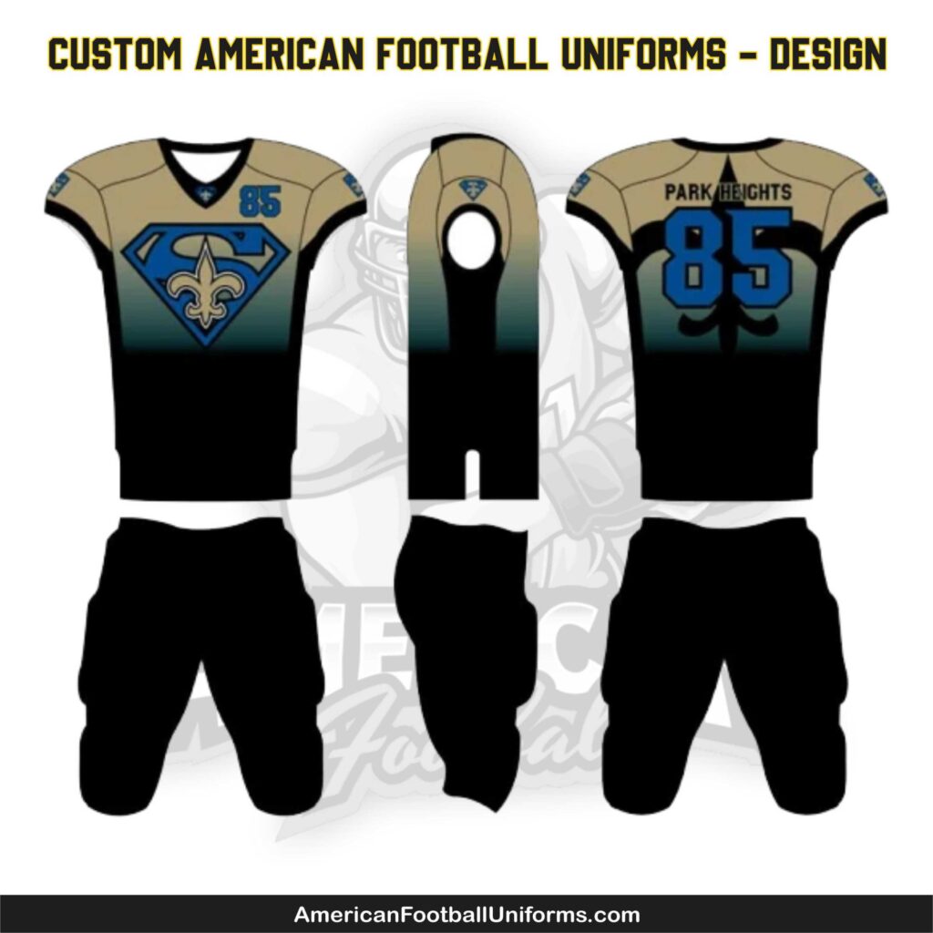 Trending American Football Uniforms youth design featuring free professional templates, instant quotes, and special discounts for youth league coaches.
